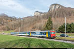 Nach einem Kabelbrand am normalerweise eingesetzten Domino-Triebwagen der SBB ist bei der OeBB seit dem 23.