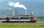 SBB - RBe 4/4  540 mit Personenzug unterwegs bei Aigle am 07.06.2008