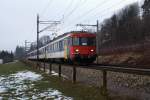 Immer noch ist auf der S 21 Zug-Thalwil ein kleiner RBe 540-Pendelzug unterwegs.