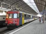 Ersatz S23 6766 in Olten; Anstelle des NPZ war heute ein 6-teiliger RBe Pendel (mit RBe 540 055) im Einsatz, 25.08.2011.