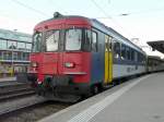 SBB - Triebwagen RBe 4/4 540 063-5 im Bahnhof Schaffhausen am 01.03.2012