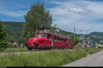 RBe 2/4 202 der OeBB am 22. Mai 2016 zwischen Balsthal und Thalbrücke.