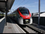 SNCF - Triebzug 94 87 003 1 513 unterwegs in Richtung Geng bei der einfahrt im SBB Bahnhof Mies am 08.10.2020