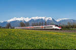 Am 24.04.2021 ist SBB ETR 610 006 mit dem EC 19793 von Zürich HB nach München Hbf, welcher aufgrund von Bauarbeiten über Liechtenstein/Feldkirch umgeleitet wurde.