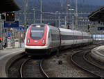 SBB - Triebzug RABDe ICN Francesco Borromini bei der einfahrt im Bahnhof Olten am 31.01.2021