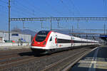 ICN 500 014  Max Frisch  durchfährt den Bahnhof Rothrist. Die Aufnahme stammt vom 10.03.2022.