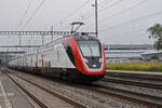 RABDe 502 004-0 Twindexx durchfährt den Bahnhof Rupperswil. Die Aufnahme stammt vom 10.06.2021.