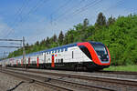 RABDe 502 016-4 Twindexx fährt Richtung Bahnhof Rupperswil. Die Aufnahme stammt vom 12.05.2022.