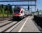SBB - Triebzug RABe 511 018 als IR nach Bern bei der durchfahrt im Bahnhof von Rupperswil am 07.05.2020
