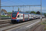 RABe 511 061 KISS durchfährt den Bahnhof Rupperswil. Die Aufnahme stammt vom 12.05.2022.