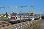 RABe 511 034 KISS durchfährt am 27.10.2022 den Bahnhof Rupperswil.