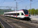 SBB - Triebzug RABe 521 023 unterwegs in Liestal am 20.04.2014