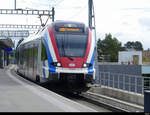SBB - Triebzug RABe 522 216 im Bahnhof Mies am 06.05.2022
