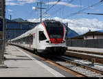 SBB / TILO - Triebzug RABe 524 107 unterwegs in Giubiasco am 2020.07.17