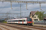 ABt NPZ Domino 50 85 39-43 882-2, auf der S23 fährt beim Bahnhof Rupperswil ein.