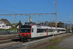RBDe 560 281-8, auf der S29, verlässt am 27.10.2022 den Bahnhof Rupperswil.