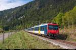 [Archiv] Am 22.09.2021 ist SBB NPZ Bt 952 mit RBDe 562 004 unterwegs als TGV Zubringer-RE nach Neuchâtel und konnte hier bei Noiraigue aufgenommen werden.