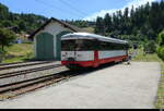 TransN / CMN - BDe 4/4  3 bei der einfahrt in den Endbahnhof Les Brenets am 11.07.2026