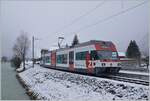 Der ex CEV Be 2/6 7004  Montreux, nun als Zentralbahn Be 125 013 unterwegs, verlässt nach einem kurzen Halt die Haltestelle Aareschlucht West in Richtung Meiringen. 

16. März 2021