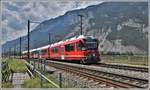 S1 1519 nach Chur mit ABe 4/16 3105 zwischen Felsberg und Chur West.