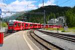 RhB Stadler ABe 4/16 Allegra Wagen 3502 erreicht am 05.07.26 in St.