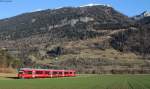 Rhb 3102 als S1 nach Rhazüns bei Bonaduz 9.3.14