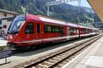 Neuer RhB Capricon ABe 4/16 3111 als RE nach Davos Platz am 19.7.20 in Küblis.