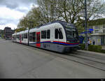 AVA / BDWM - Triebwagen ABe 4/8  5012 bei der Haltestelle Bremgarten Obertor am 24.04.2022