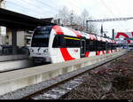 AB / FW - Triebwagen ABe 4/8 7005 in Wil am 2025.01.12