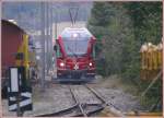 Und pltzlich war er da, der neue ABe 8/12 3501  Allegra  von Stadler Rail, ausgeliefert an die RhB am 14.10.2009.
