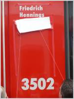 3502 Friedrich Hennings, Erbauer der Albulabahn.