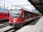 RhB - Triebzug ABe 8/12 3509 in Landquart am 10.05.2014