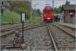 Der letztes Jahr hervorragend revidierte Bernina Bahn RhB ABe 4/4 I N° 35 der Blonay Chamby Bahn übernimmt zum Saisonauftakt am 3.
