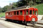 RhB - ABe 4/4 I 31 am 12.10.1999 in Campocologno - Gleichstromtriebwagen Bernina - Baujahr 1908 - SIG/Al/SAAS - 450 KW - Gewicht 30,00t - 1./2.Klasse Sitzpl�tze 12/27 - L�P 13,93m - zul�ssige