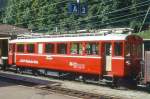 RhB - ABe 4/4 I 36 am 05.09.1996 in Poschiavo - Gleichstromtriebwagen Bernina - Baujahr 1909 - SIG/Al/SAAS - 450 KW - Gewicht 30,00t - 1./2.Klasse Sitzpl�tze 12/31 - L�P 13,93m - zul�ssige