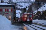 Die ABe 4/4 II 43+41 am R 1645 St.