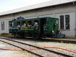 SBB - Dampftriebwagen Cmz 1/2  31 zu Besuch im Bahnpark in Brugg am 26.05.2018