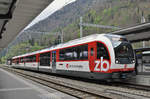 ABeh 161 015 der Zentralbahn wartet im Bahnhof Interlaken Ost.