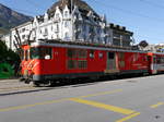 MGB - Triebwagen Deh 4/4 51 im Bahnhof Brig am 05.05.2017