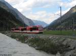 ABDeh 4/10 2013 am 2.8.2012 oberhalb T�sch als Regio 251 nach Zermatt.