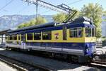Der ABeh 4/4 II 311  Grindelwald  am 19.9.25 im Bahnhof Interlaken Ost.