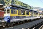 Der ABeh 4/4 II 312  Interlaken  am 19.9.25 zum letzten mal im Bahnhof Lauterbrunnen.