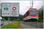 Eigentlich hat die MGB das Monopol auf der Strecke T�sch - Zermatt, aber wie ich festgestellt habe, werden die Bewilligungen sehr grossz�gig verteilt unter den Wallisern.