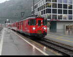 MGB - Zahnradtriebwagen Deh 4/4 52 mit Regio nach Andermatt im Bhf.