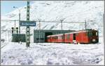 Deh 4/4 55  Brig  vor dem Depot der FO in Andermatt.