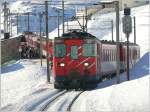 Deh 4/4 55 verl��st als R856 N�tschen als Entlastungssportzug Richtung Oberalppass.