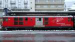 Seitenansicht des am 29.11.12 in Brig aufgenommenen Deh 4/4' 53  Urseren  der Matterhorn-Gotthard-Bahn.