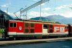 FO - Deh 4/4II 94  FIESCH  am 27.08.1997 in DISENTIS - ZAHNRAD-GEP�CKTRIEBWAGEN - Baujahr 1979 - SLM5150 - 1032 KW - Gewicht 49,50t - L�P 15,50m - zul�ssige Geschwindigkeit 60/z30 km/h - Zughakenlast
