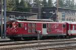 Deh 4/4 91  G�schenen  in Andermatt, und f�hrt auch gleich nach G�schenen, 2.10.11