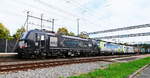 MRCE X4E-711 (193 711-9 ) Siemens mit BLS Cargo 475 412-3 und 486 508-5 bei Sissach am 9.10.2020